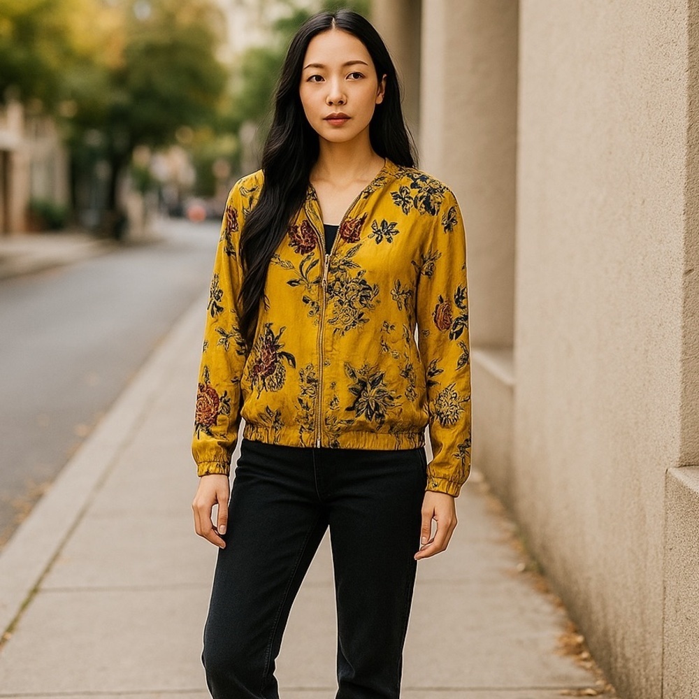 Rituals Home Stunning RARE Yodo Style full zip jacket size Medium Soulwear chic